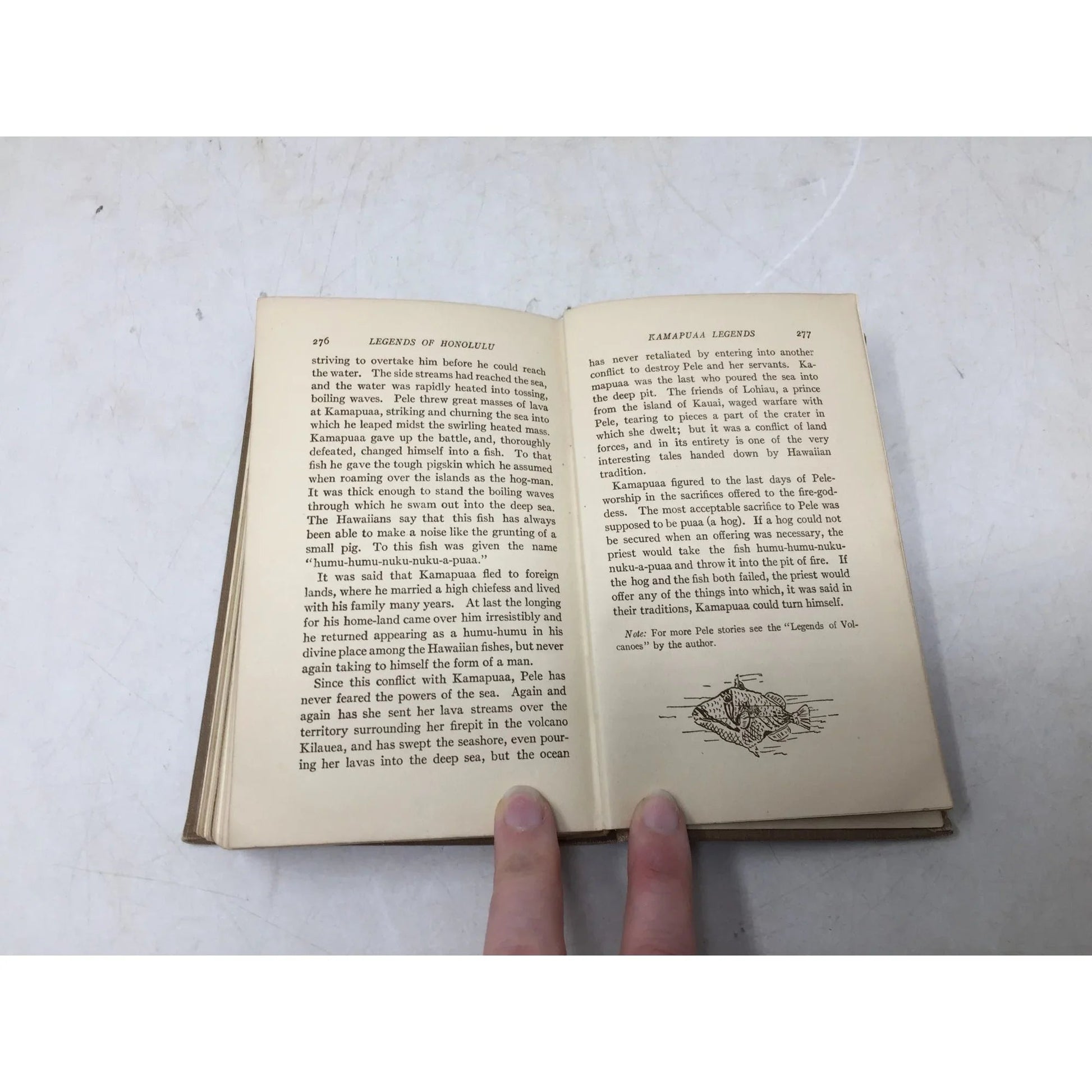 first edition hardcover copy of Legends of Old Honolulu by W. D. Westervelt. - unbranded - Vintage Books - A+ Stuff