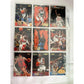 Fleer 1996 - 97 NBA Basketball Trading Cards Lot - 5 Double Sided Binder Pages - Fleer - A+ Stuff