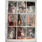 Fleer 1996 - 97 NBA Basketball Trading Cards Lot - 5 Double Sided Binder Pages - Fleer - A+ Stuff