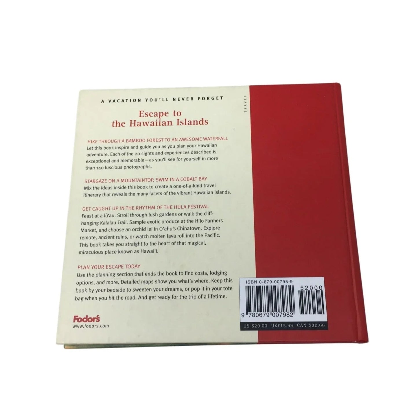 Fodor's Escape to the Hawaiian Islands. - unbranded - books - A+ Stuff