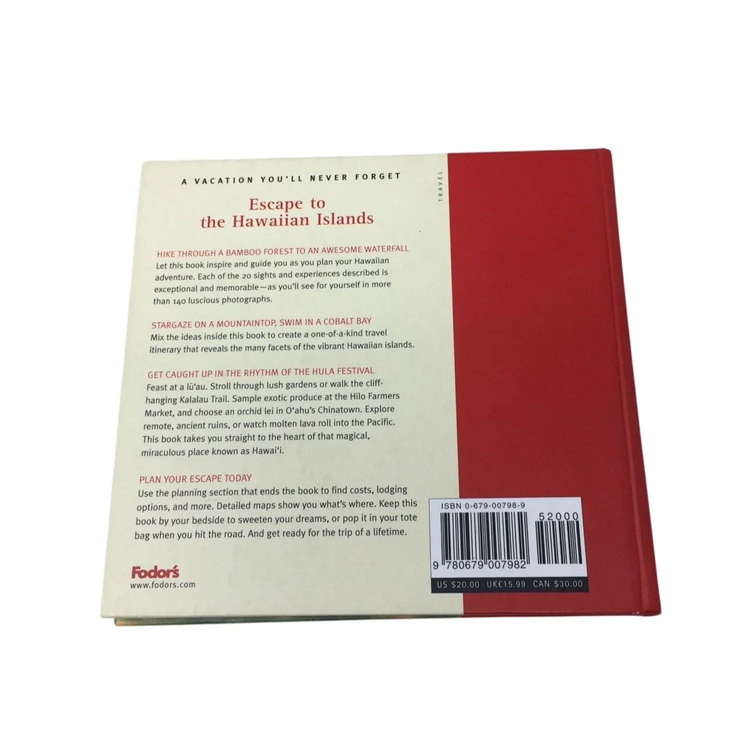 Fodor's Escape to the Hawaiian Islands. - unbranded - books - A+ Stuff