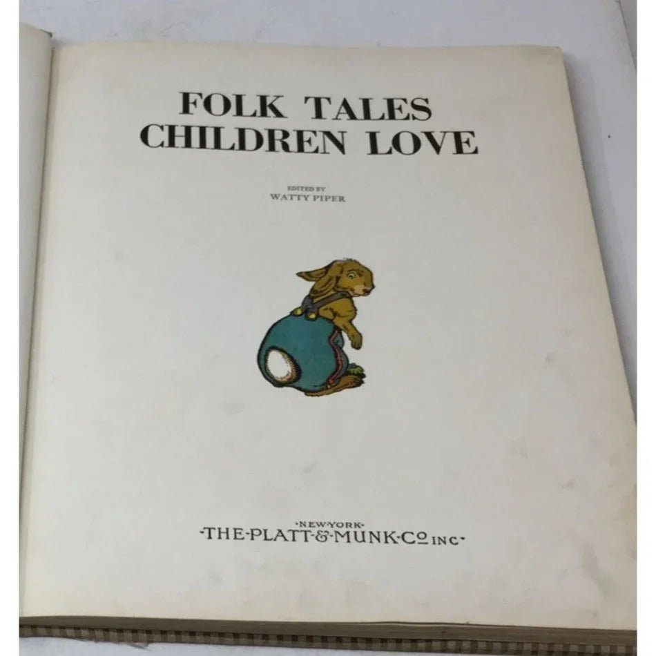 ''FOLK TALES CHILDREN LOVE'' Vintage Children's Book - A+ Stuff - Books - A+ Stuff