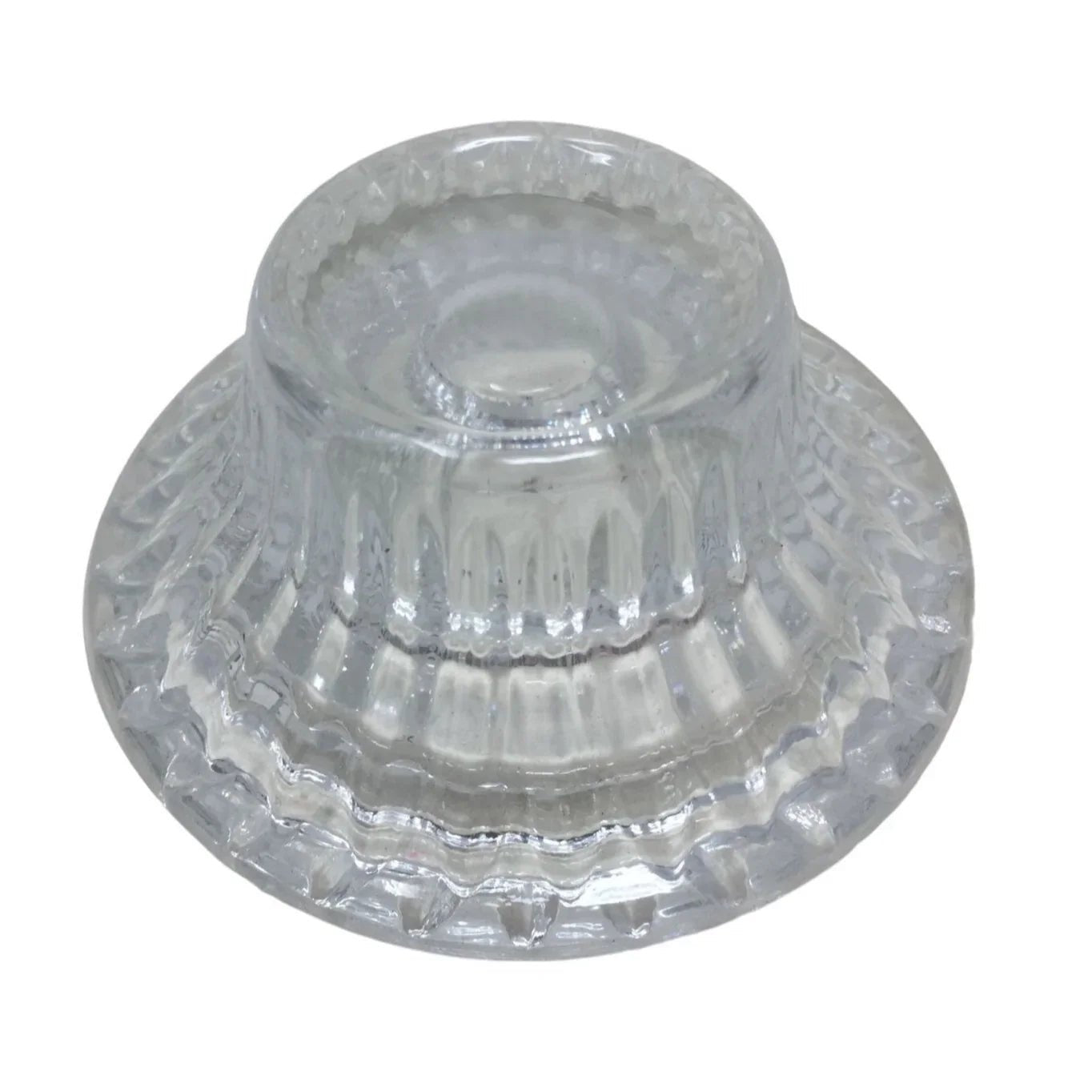 Forever Crystal Candlestick holder and Red Candle - One Candle and one Holder - Forever Crystal - Candle Holders - A+ Stuff