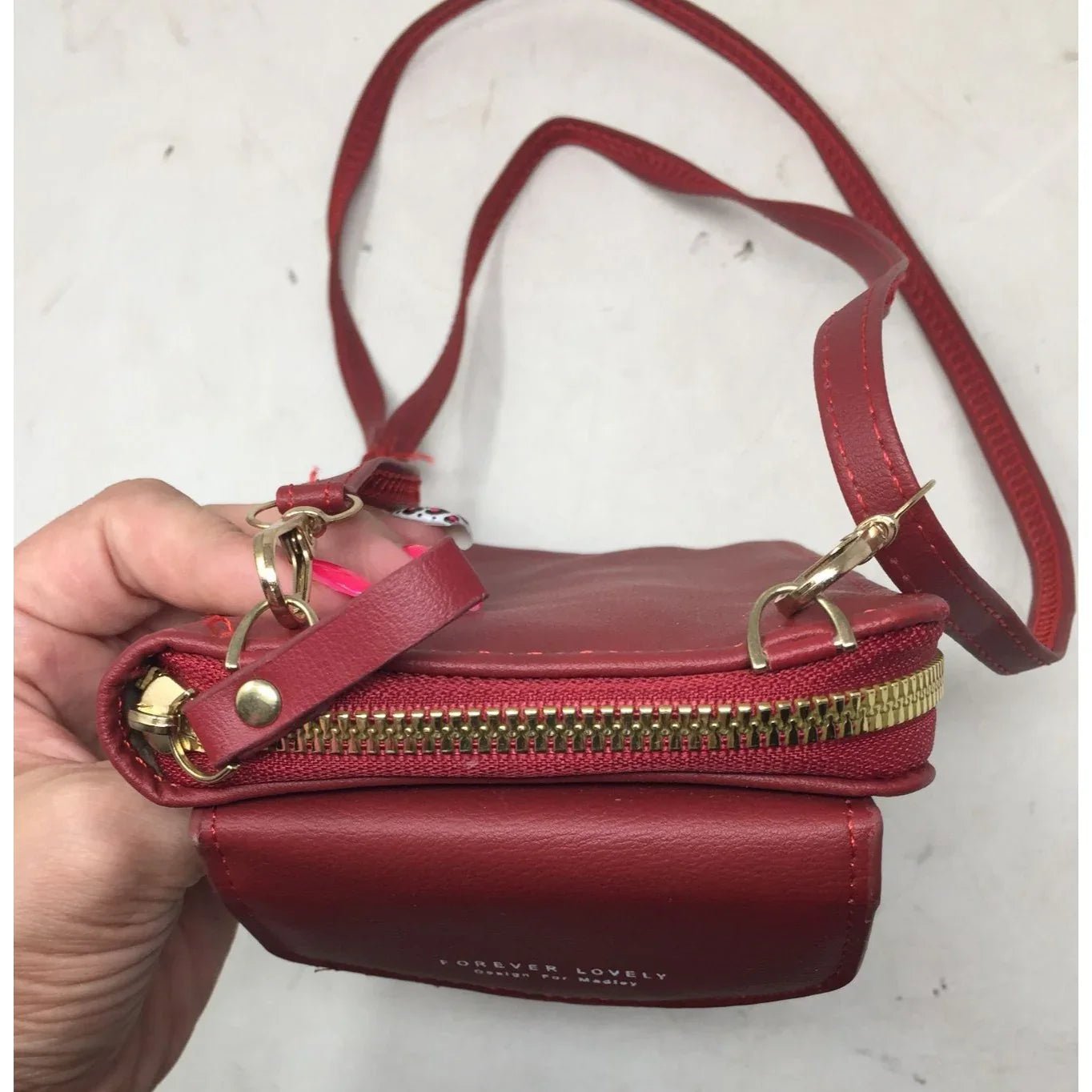 ''Forever Lovely Design for Madley'' Crossbody Phone/Wallet Clutch - Forever Lovely Design for Madley - Wallet - A+ Stuff