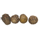 Four (4) Small Brown Handmade Wicker Baskets - A+ Stuff - Collectibles - A+ Stuff