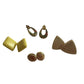 Four Beautiful Pairs of Women's Vintage Earrings - A+ Stuff - earrings - A+ Stuff