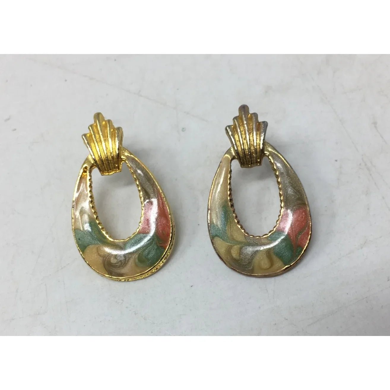 Four Beautiful Pairs of Women's Vintage Earrings - A+ Stuff - earrings - A+ Stuff
