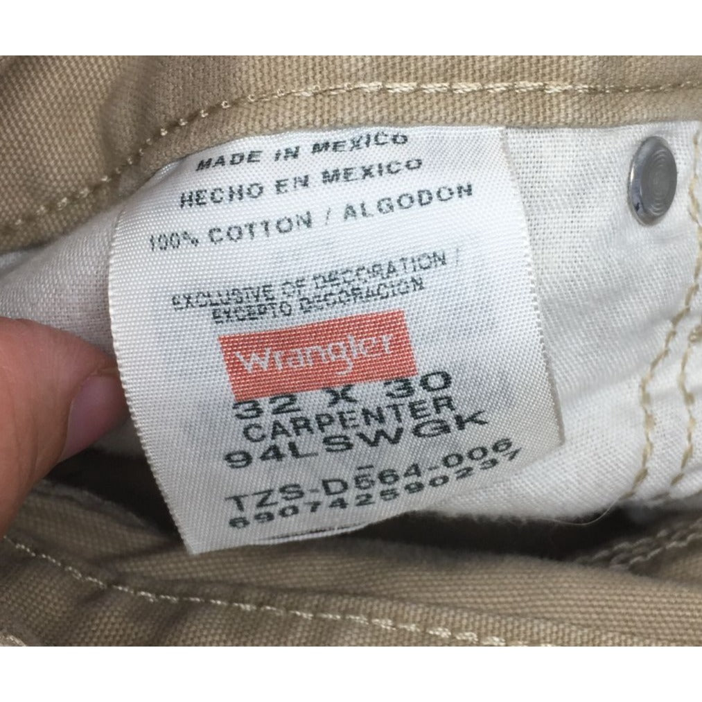 Wrangler Size 32 x 30 Men's Carpenter Work Pants