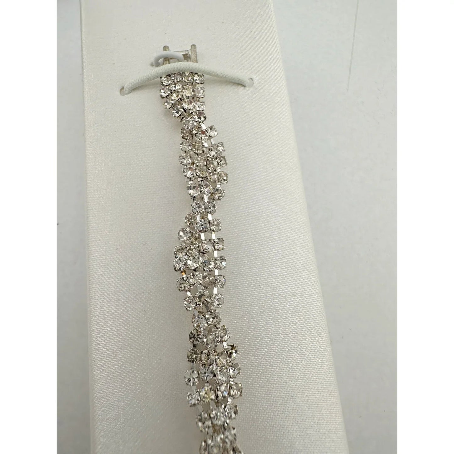 Friedman Jewelers Shimmering White Crystal Fashion Bracelet In Box - Friedman - Bracelet - A+ Stuff