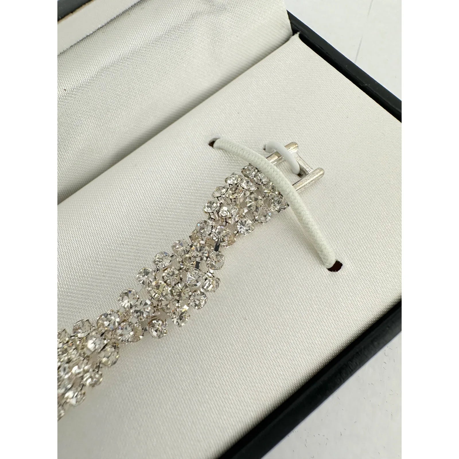 Friedman Jewelers Shimmering White Crystal Fashion Bracelet In Box - Friedman - Bracelet - A+ Stuff