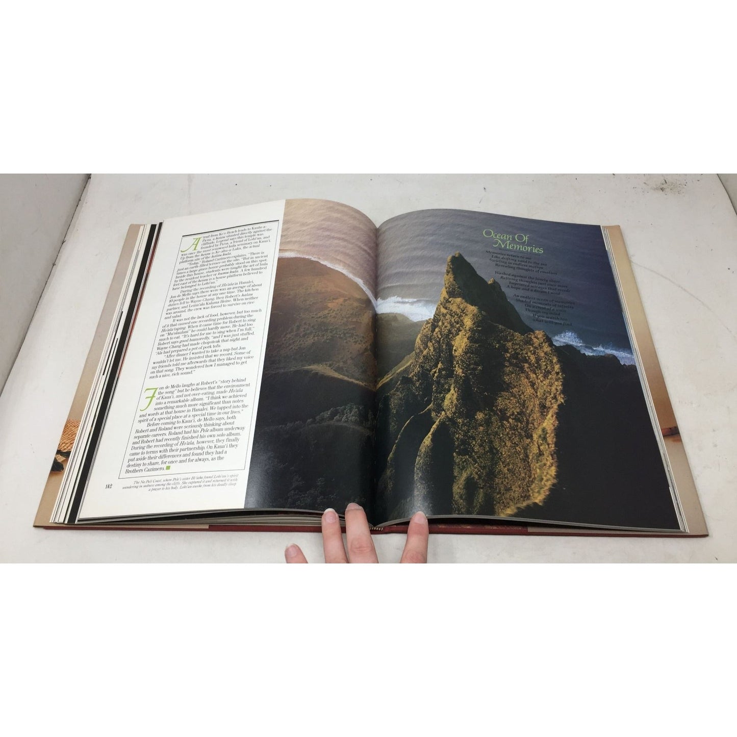 Vintage 1984 Hardcover Book Titled "Celebration: A Portrait of Hawai'i Through the Songs of the Brothers Cazimero" A+ Stuff  A+ Stuff