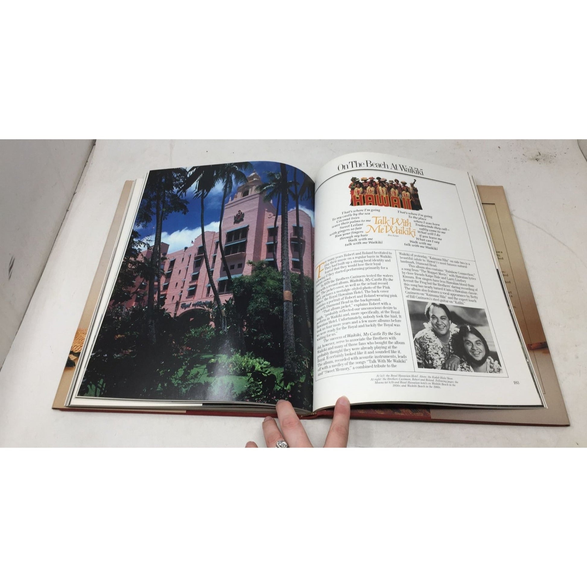 Vintage 1984 Hardcover Book Titled "Celebration: A Portrait of Hawai'i Through the Songs of the Brothers Cazimero" A+ Stuff  A+ Stuff
