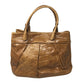 FURLA Croc Embossed Camel Colored Leather Bag - FURLA - satchel bag - A+ Stuff