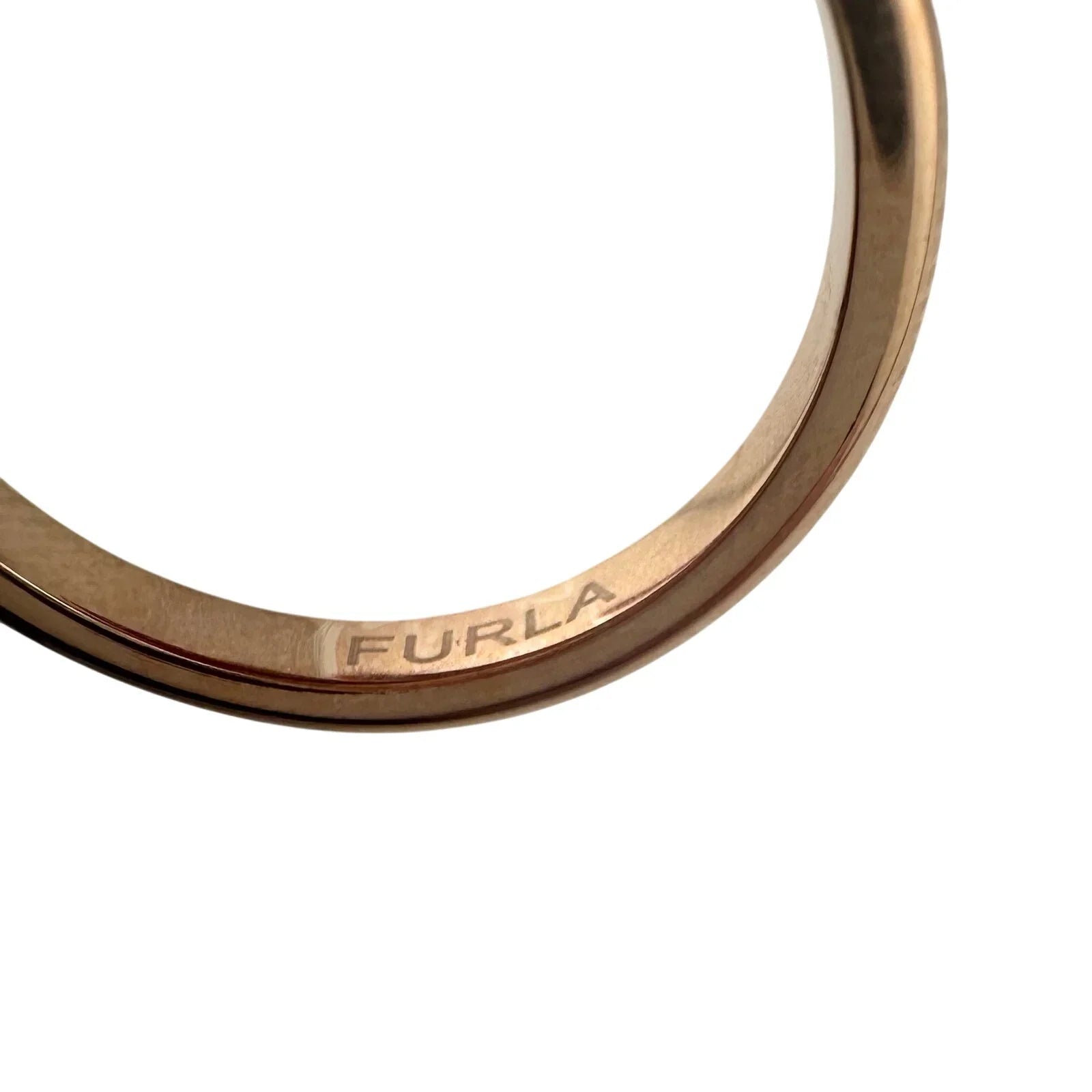 Furla Heart Ring - Rose Gold Overlay with Crystal Heart - FURLA - ring - A+ Stuff