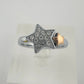 Furla Stars Ring - 2 Tone Stars Larger with Pave Crystals - Size 7 - FURLA - Ring - A+ Stuff