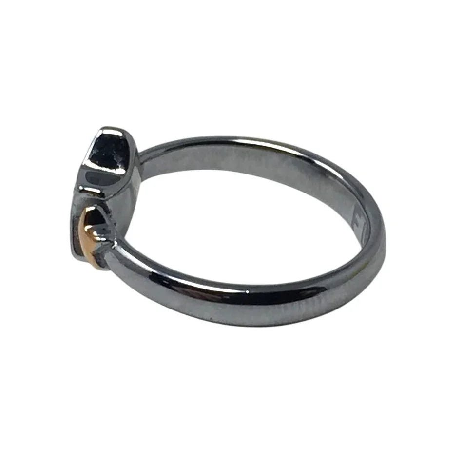 Furla Stars Ring - 2 Tone Stars Larger with Pave Crystals - Size 7 - FURLA - Ring - A+ Stuff
