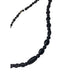 Women's Black Necklace with Different Shaped Beads on it & Clasp