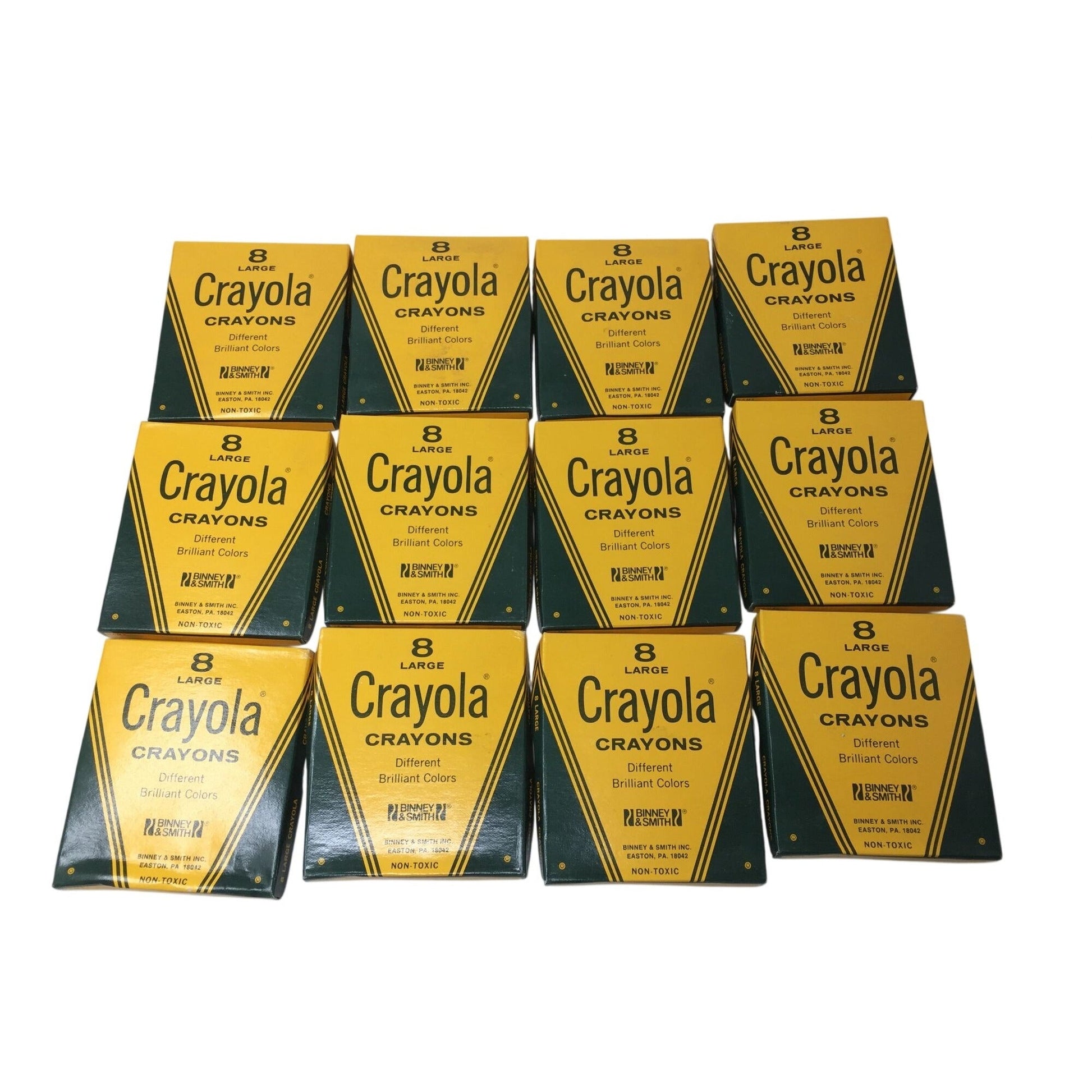 vintage Binney & Smith Crayola crayons in 8-count packs A+ Stuff  A+ Stuff school supplies