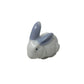 Vintage Miniature Ceramic Blue and White Bunny Rabbit Figurine