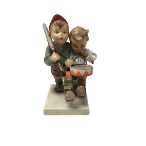 Vintage M.I. Hummel "Volunteers" Porcelain Figurine