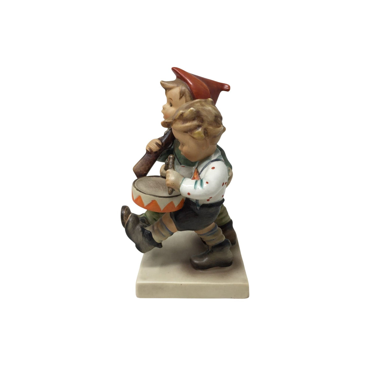 Vintage M.I. Hummel "Volunteers" Porcelain Figurine A+ Stuff  A+ Stuff Figurines