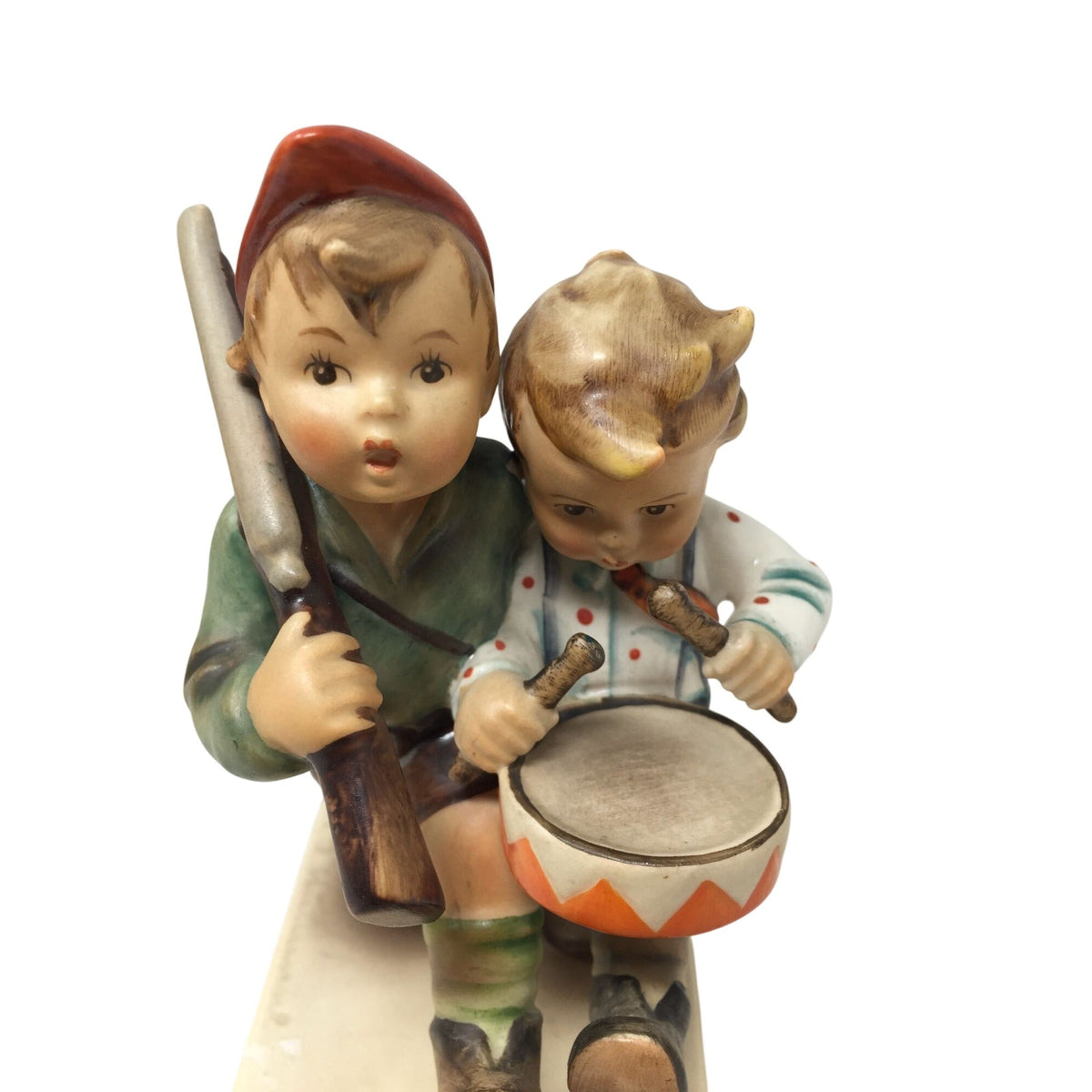 Vintage M.I. Hummel "Volunteers" Porcelain Figurine A+ Stuff  A+ Stuff Figurines