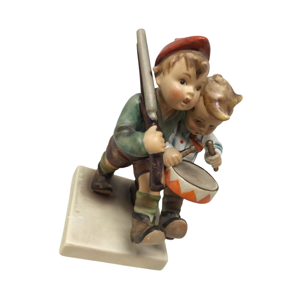 Vintage M.I. Hummel "Volunteers" Porcelain Figurine A+ Stuff  A+ Stuff Figurines
