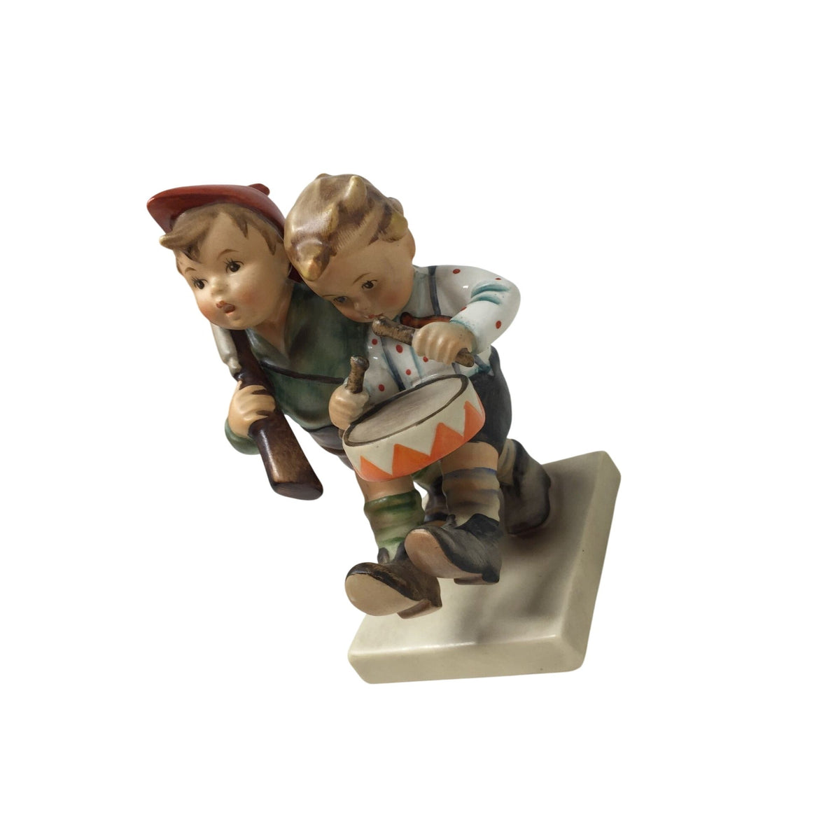 Vintage M.I. Hummel "Volunteers" Porcelain Figurine A+ Stuff  A+ Stuff Figurines