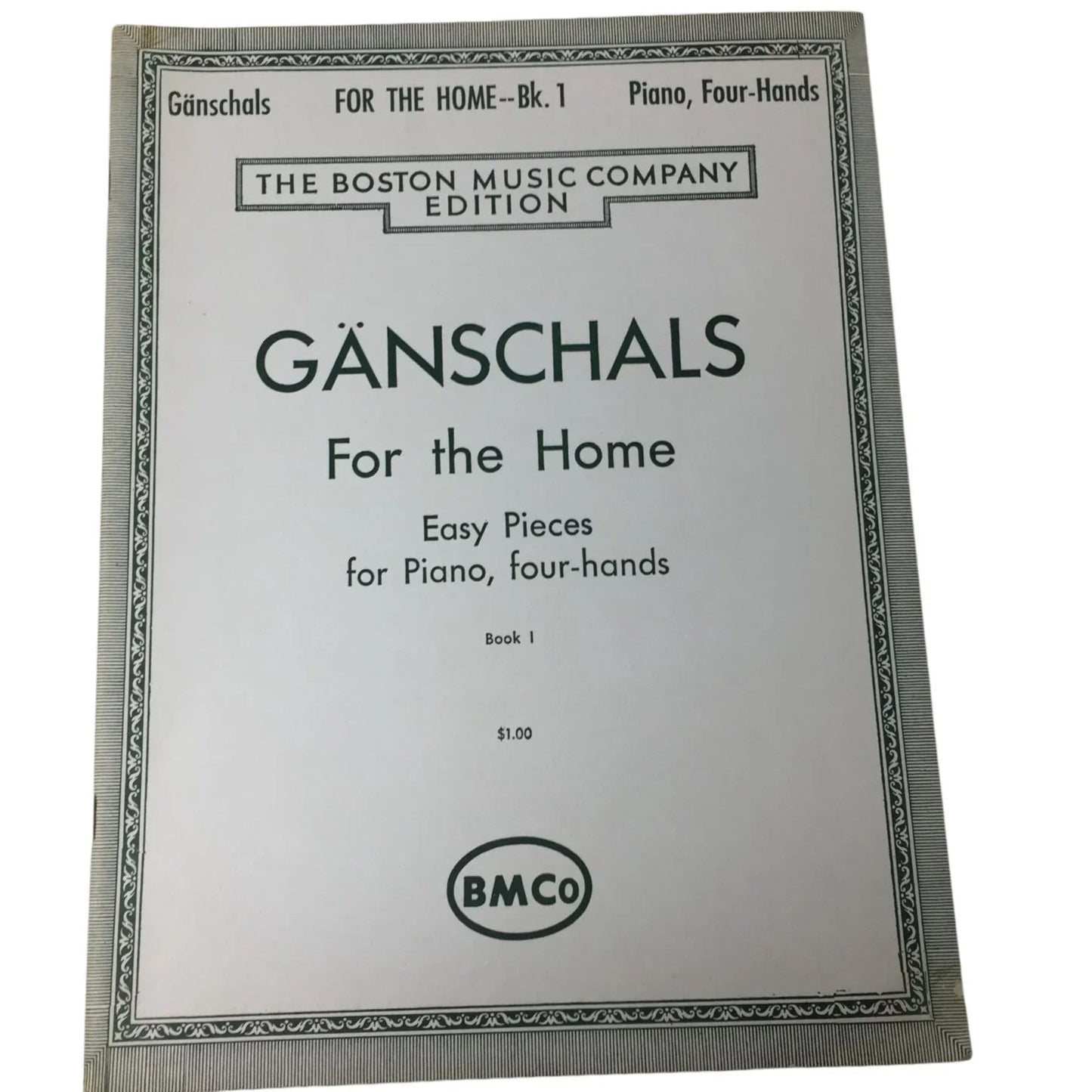 Ganschals For the Home Easy Pieces for Piano, Four Hands (Book 1) - A+ Stuff - sheet music - A+ Stuff