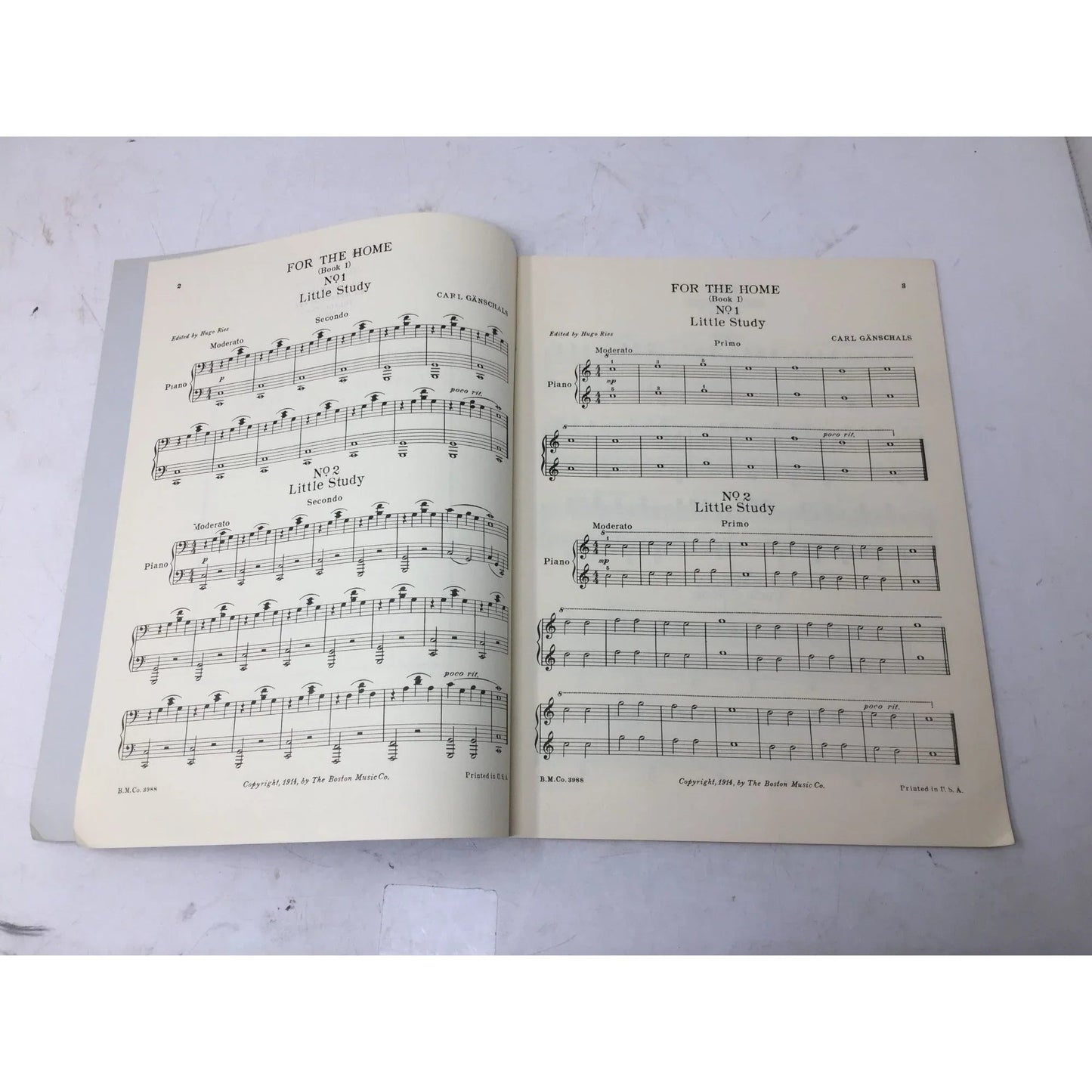 Ganschals For the Home Easy Pieces for Piano, Four Hands (Book 1) - A+ Stuff - sheet music - A+ Stuff
