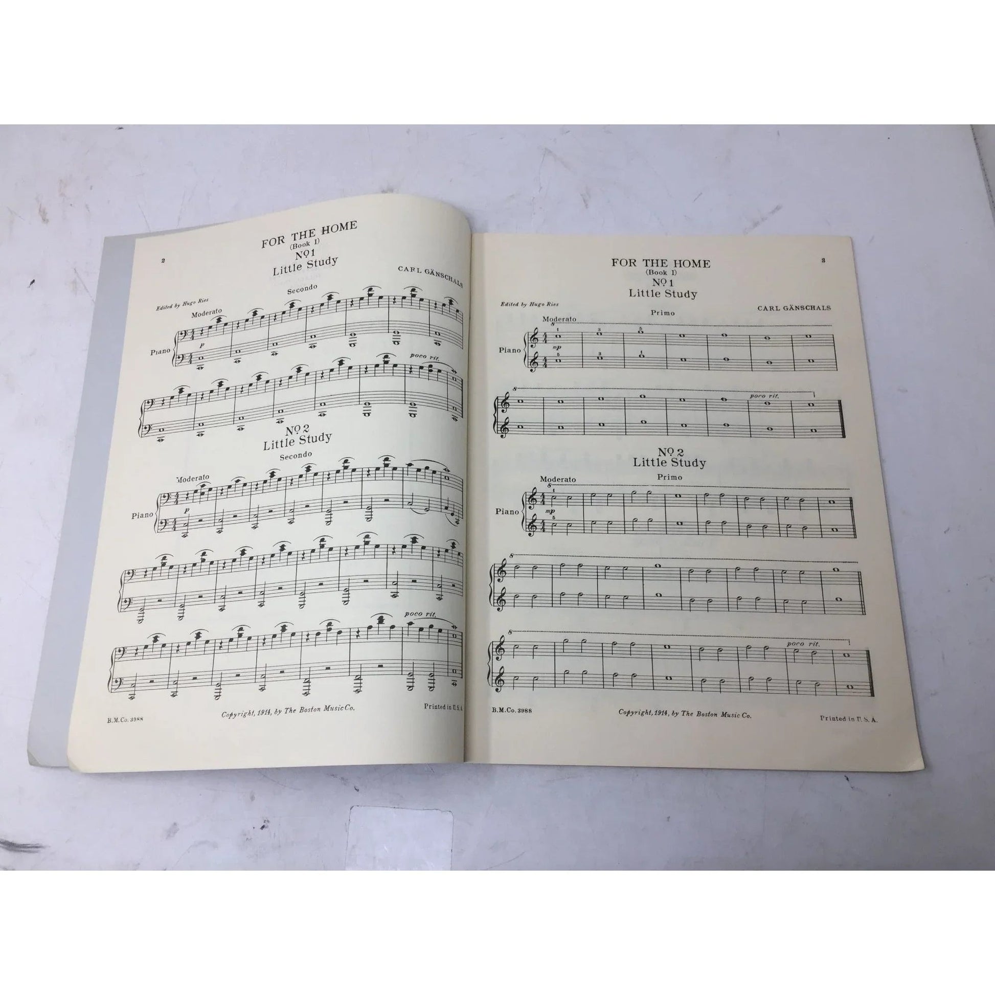 Ganschals For the Home Easy Pieces for Piano, Four Hands (Book 1) - A+ Stuff - sheet music - A+ Stuff