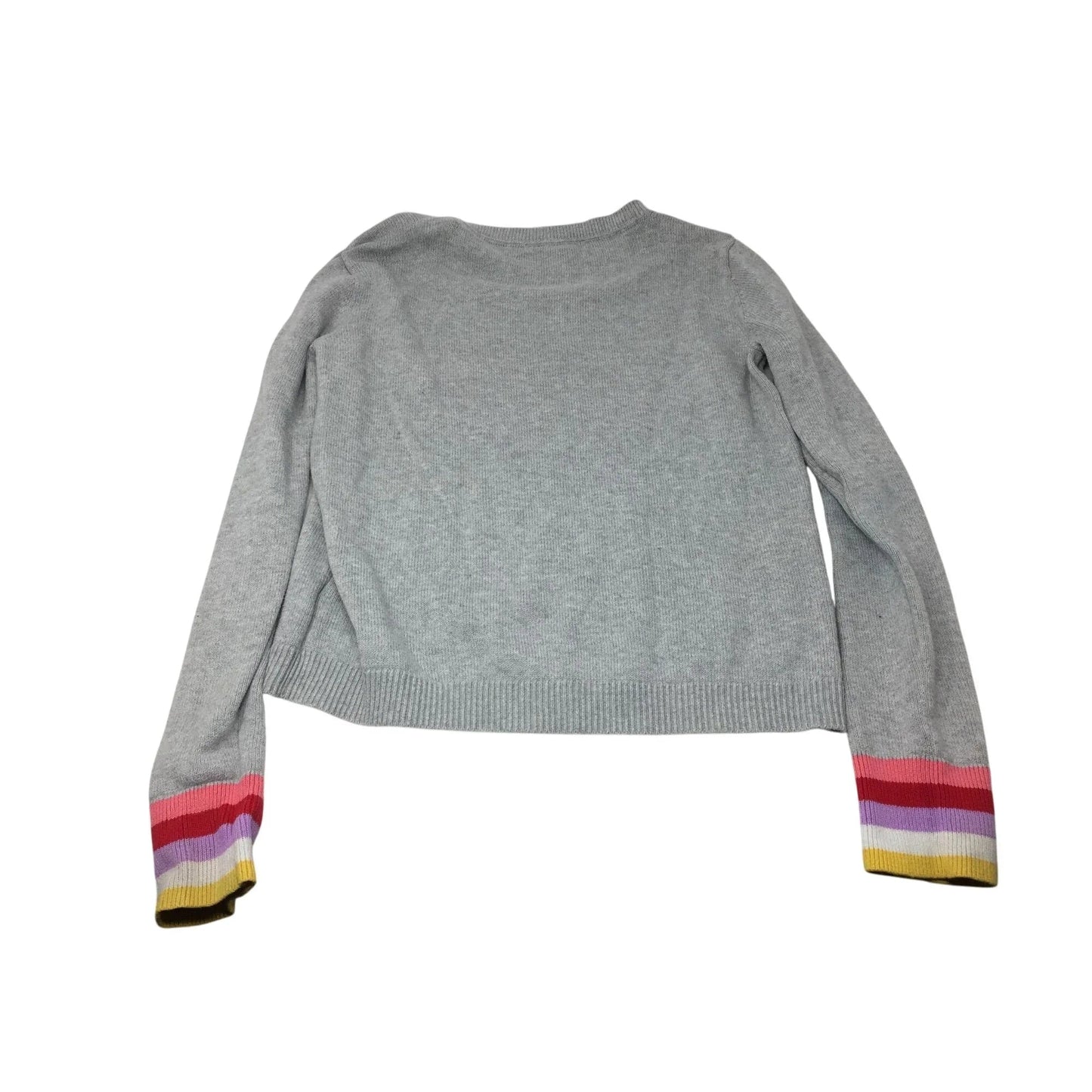 GAP KIDS Girls Size XL (12) Long Sleeved Gray Heart Intarsia Sweater - gap kids - Shirts & Tops - A+ Stuff