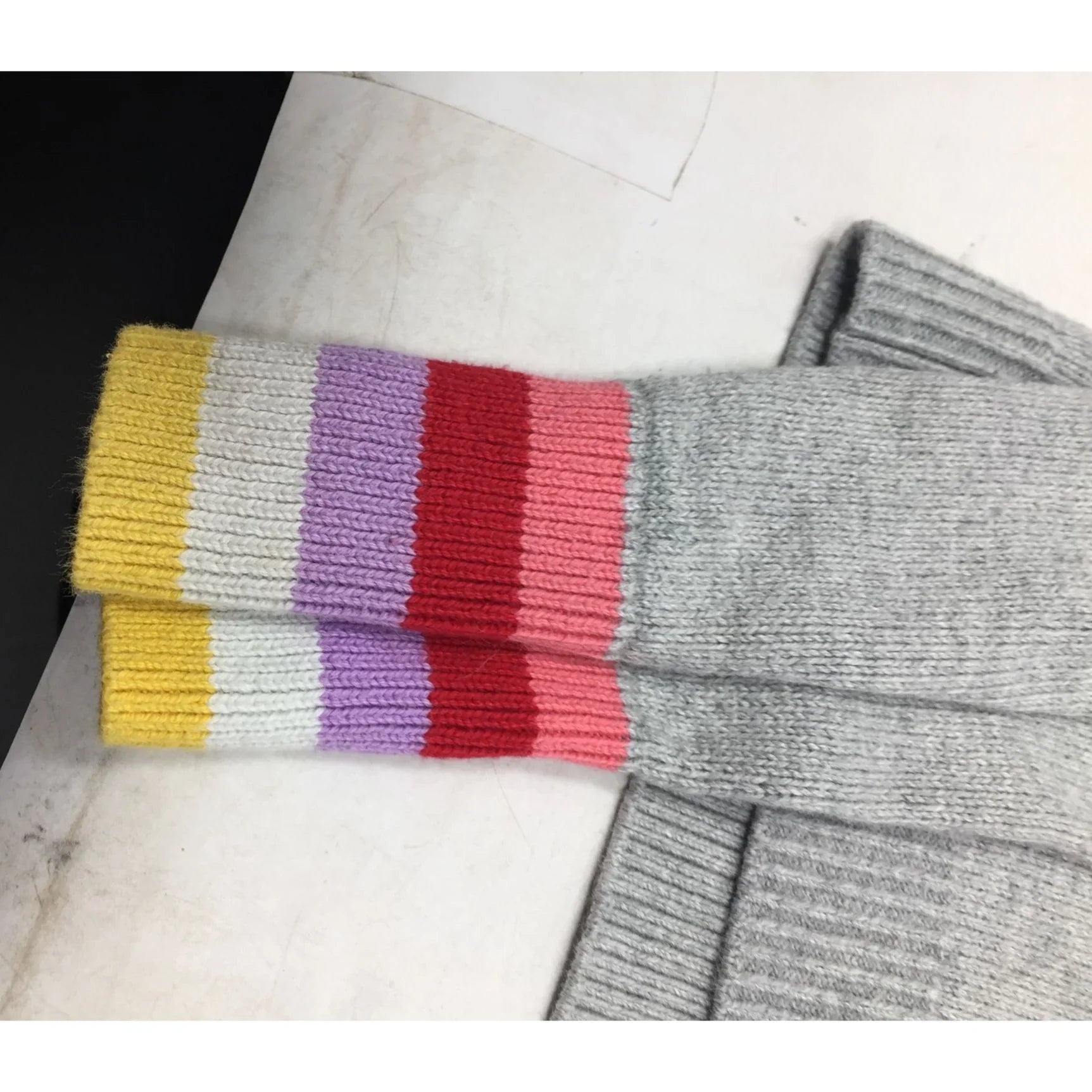 GAP KIDS Girls Size XL (12) Long Sleeved Gray Heart Intarsia Sweater - gap kids - Shirts & Tops - A+ Stuff