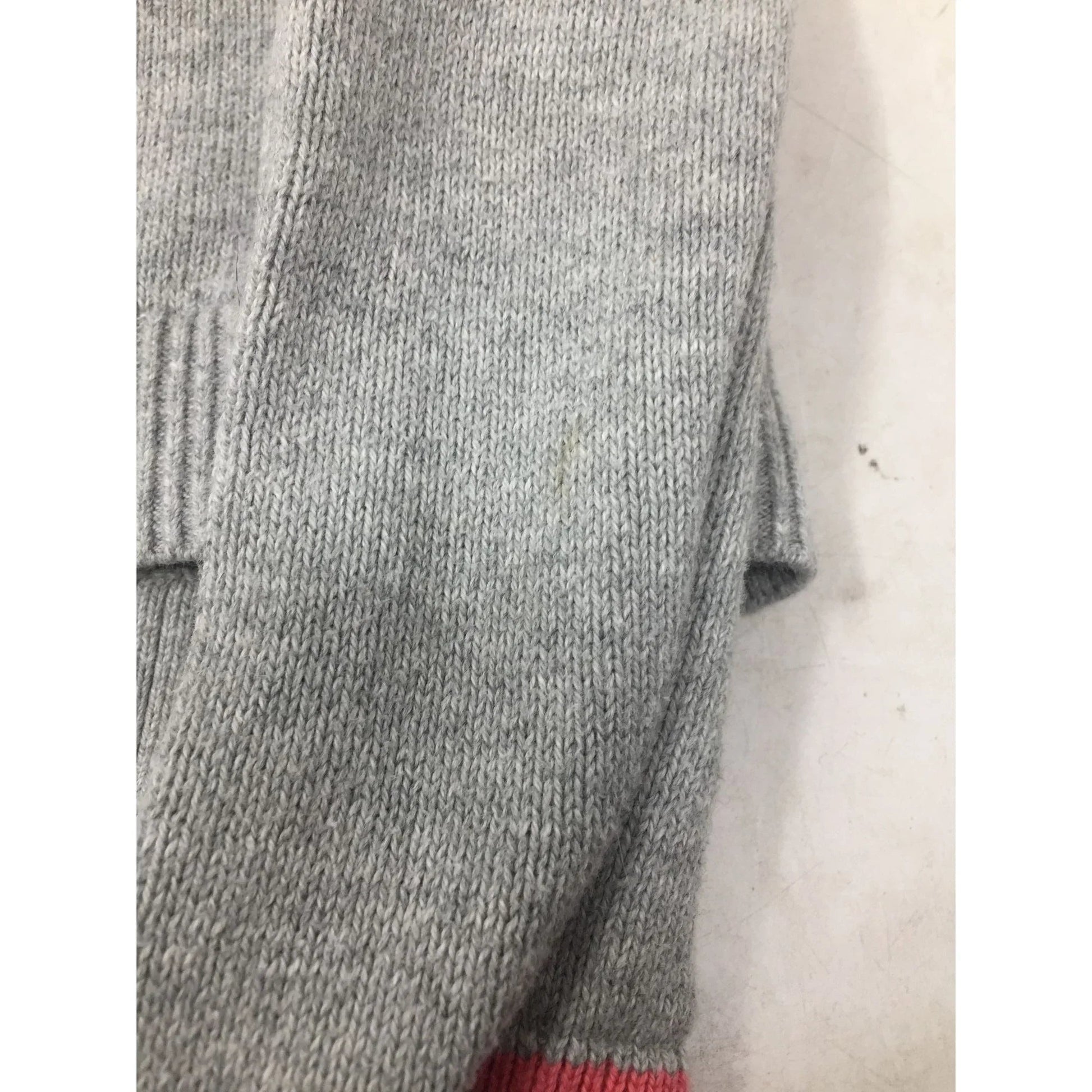GAP KIDS Girls Size XL (12) Long Sleeved Gray Heart Intarsia Sweater - gap kids - Shirts & Tops - A+ Stuff