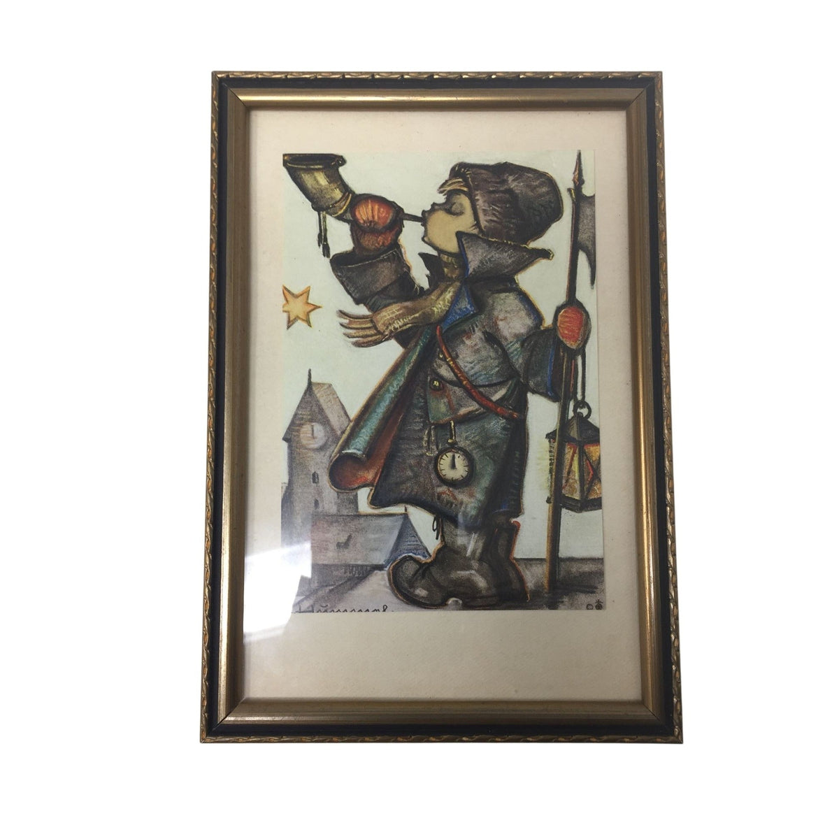 Set of Four Framed M.I. Hummel Children Illustrations -Vintage- A+ Stuff  A+ Stuff