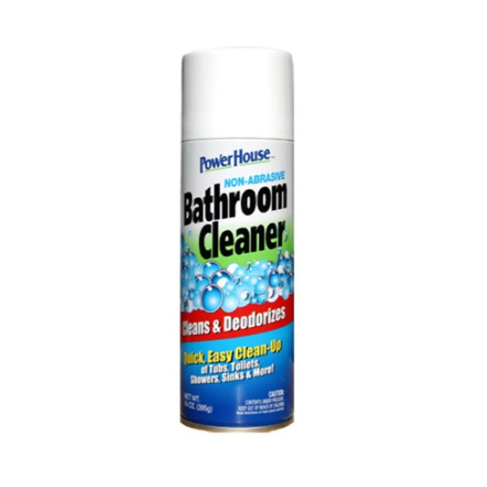PowerHouse Bathroom Foam Cleaner, Non-Abrasive, 12-oz. Aerosol Can PowerHouse  A+ Stuff Bathroom Cleaners