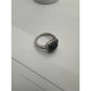 Genuine Cushion Cut Blue Diamond Ring Size 7 - Pretty with Natural Diamond Accent - A+ Stuff