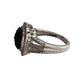 Genuine Deep Blue Diamond Ring Size 7 - Pretty Cushion Cut Diamond Accent - A+ Stuff