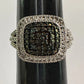 Genuine Deep Blue Diamond Ring Size 7 - Pretty Cushion Cut Diamond Accent - A+ Stuff