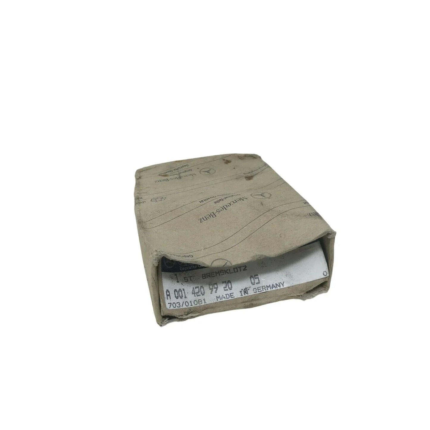 Genuine MERCEDES Bendz Parts BRAKE PADS A 001 420 99 20 05 - Mercedes Benz - Auto Part - A+ Stuff