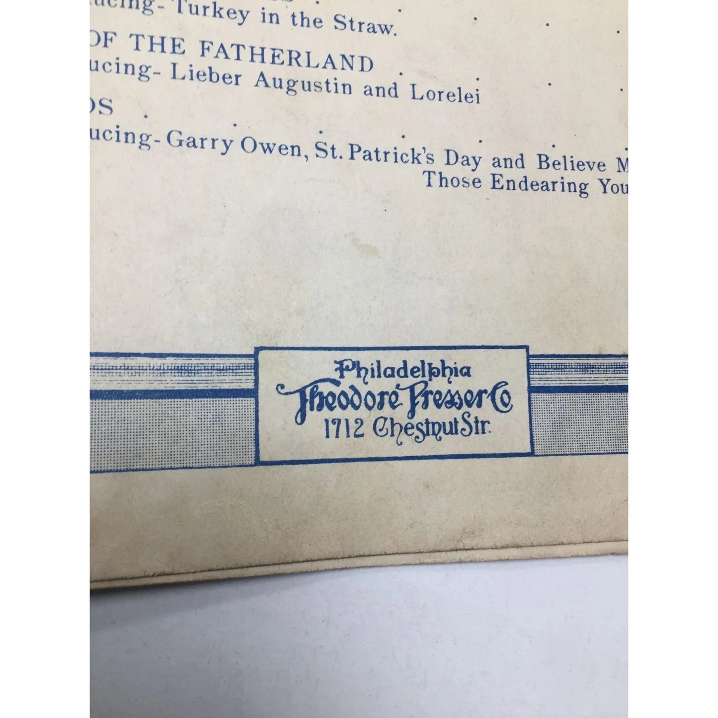 GEO L SPAULDING FOUR HAND PIANO PIECES VINTAGE SHEET MUSIC BOOK - A+ Stuff - SHEET MUSIC - A+ Stuff