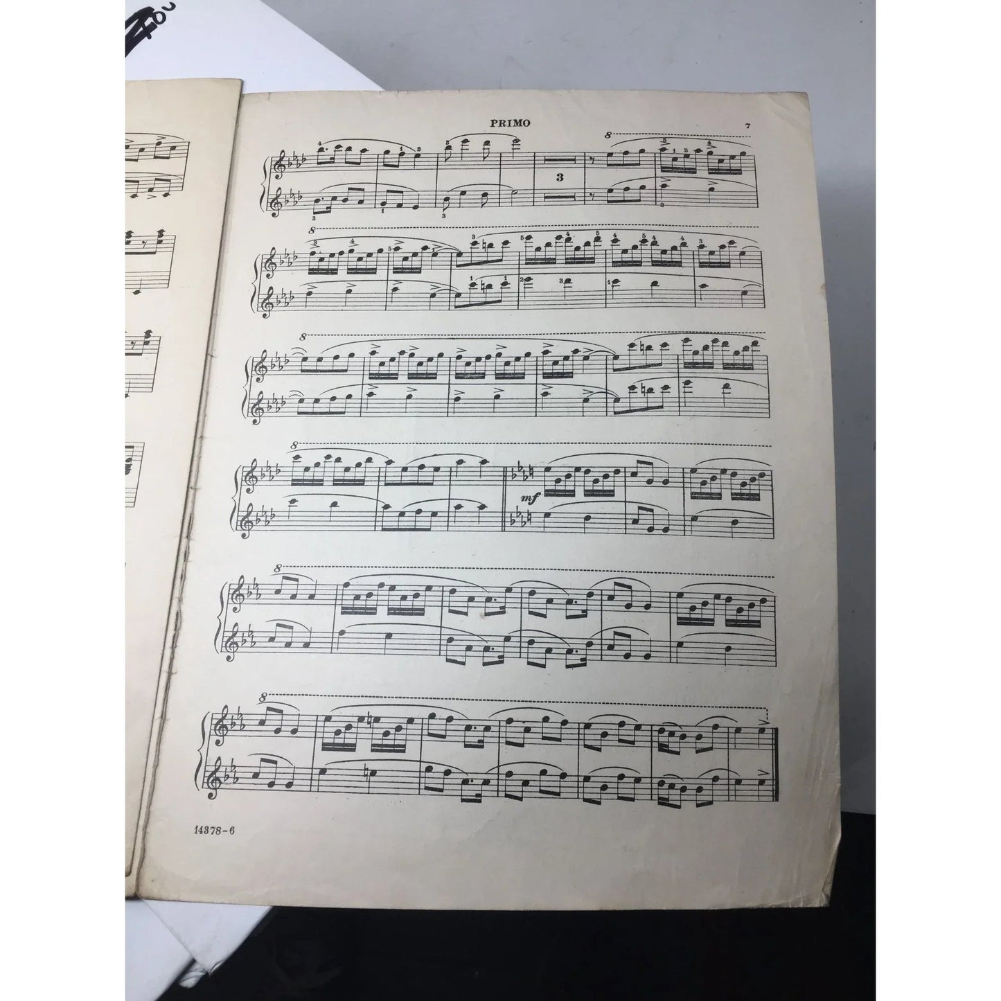 GEO L SPAULDING FOUR HAND PIANO PIECES VINTAGE SHEET MUSIC BOOK - A+ Stuff - SHEET MUSIC - A+ Stuff