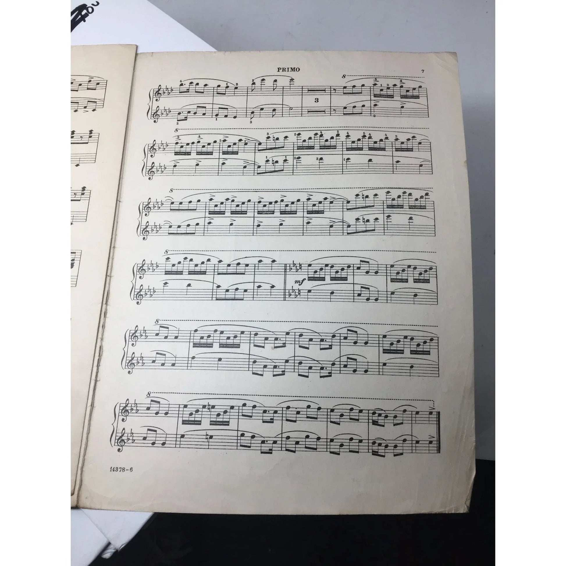 GEO L SPAULDING FOUR HAND PIANO PIECES VINTAGE SHEET MUSIC BOOK - A+ Stuff - SHEET MUSIC - A+ Stuff