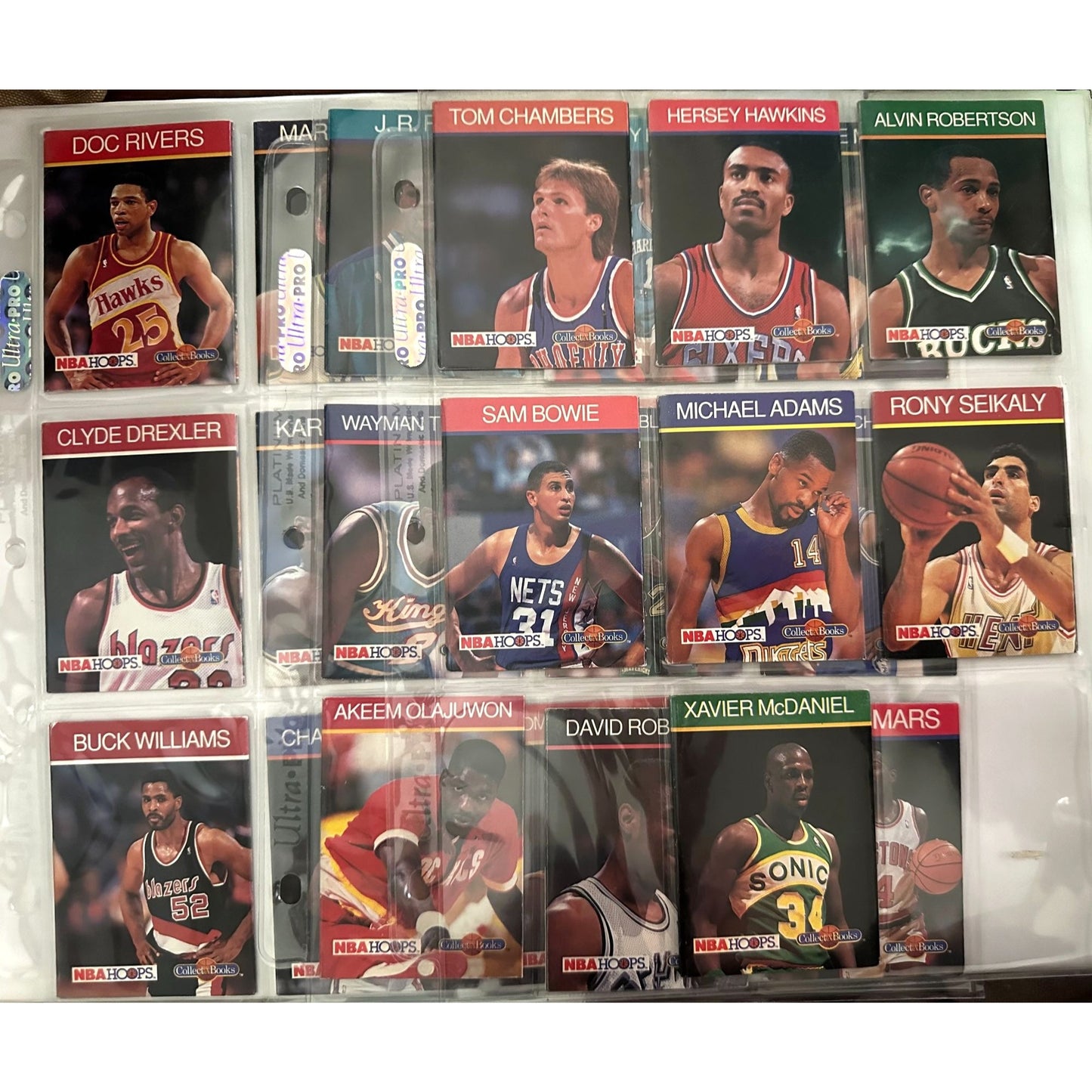 1989-90 NBA Hoops Basketball Set of 25 Cards Featuring Stars & Legends