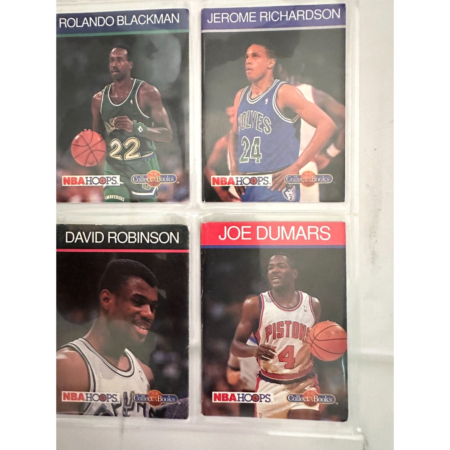 1989-90 NBA Hoops Basketball Set of 25 Cards Featuring Stars & Legends