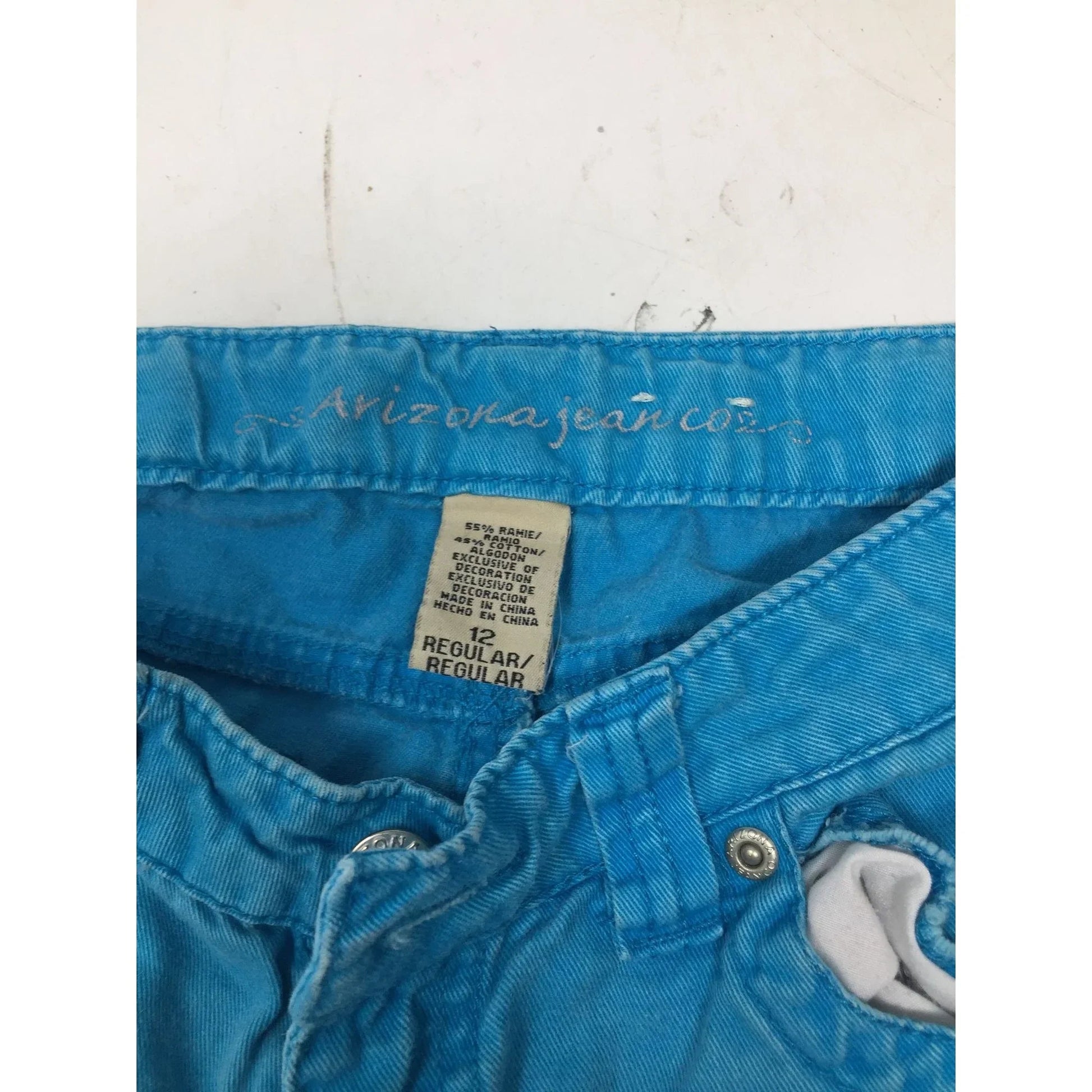 Girl's Arizona Jean Co Size 12 Regular Jean Shorts (Blue) - arizona jean co - Pants - A+ Stuff