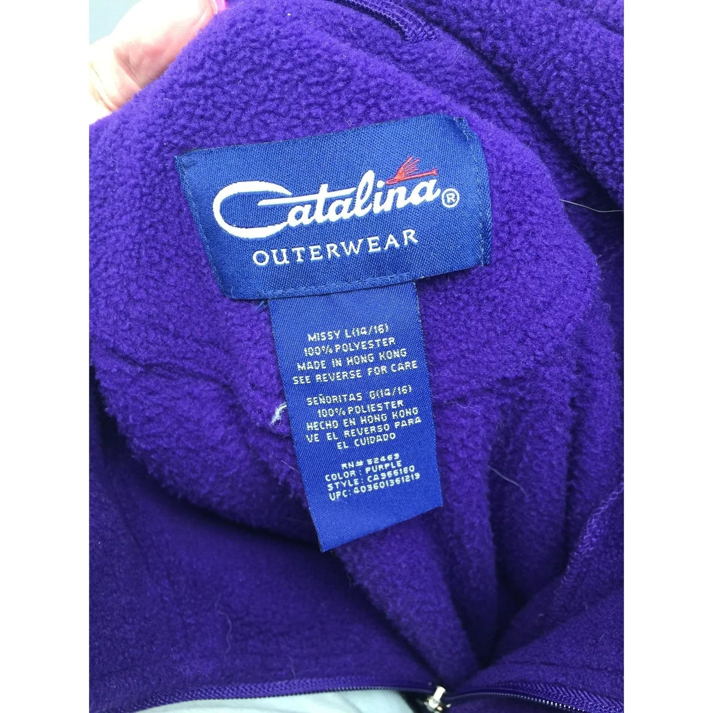 Girl's Catalina Outerwear Purple Zippered Coat/Jacket (Size 14/16) - Catalina Outerwear - Coats & Jackets - A+ Stuff