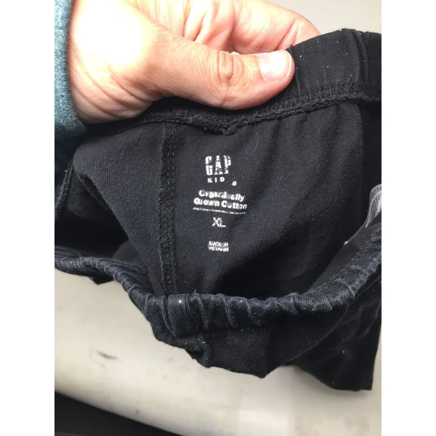 Girl's Size XL GAP Kids Sparkly Black Leggings - gap - Pants - A+ Stuff