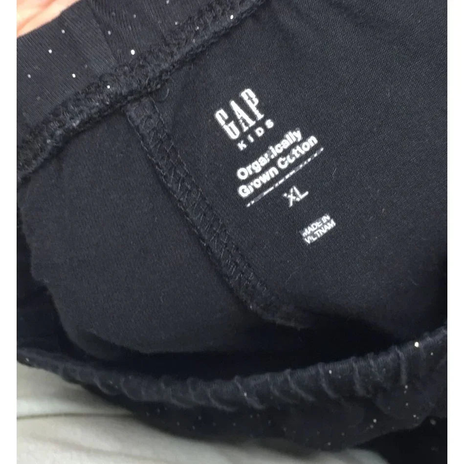 Girl's Size XL GAP KIDS Sparkly Black Leggings - gap kids - Pants - A+ Stuff