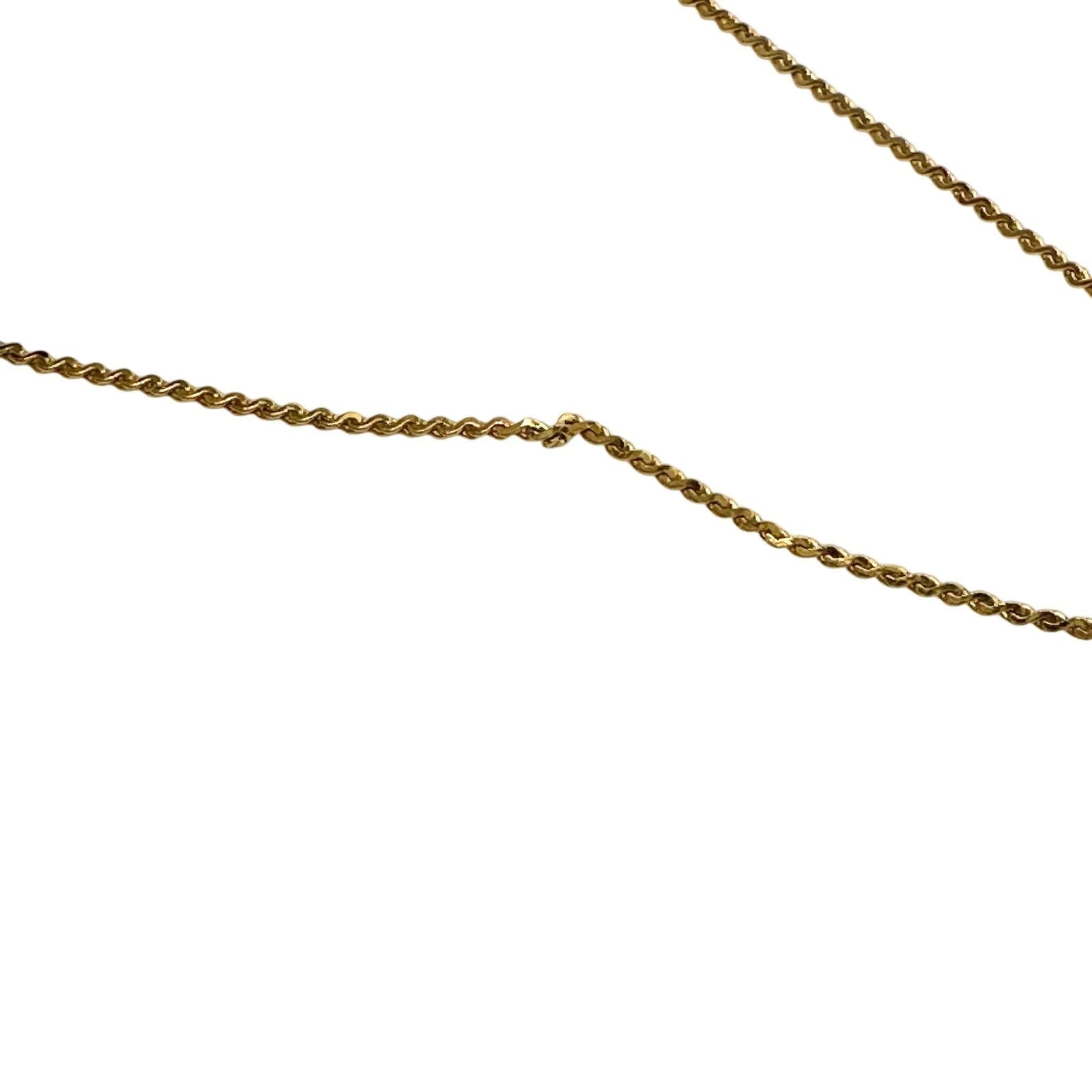 Givenchy Crystal/White Gemstone Solitaire Gold Plated Necklace (Vintage) - Givenchy - Necklace with Pendant - A+ Stuff